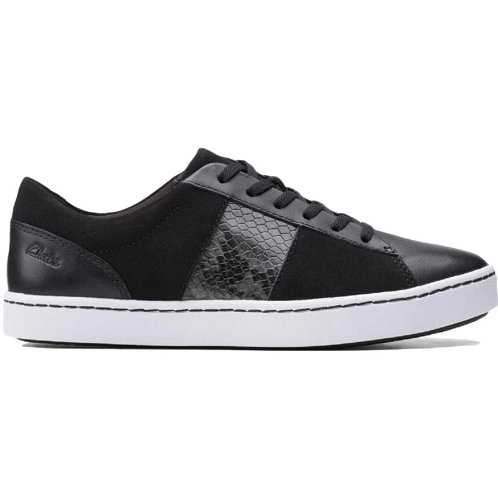 商品Clarks|Clarks Womens Pawley Rilee Leather Fashion Sneakers,价格¥145,第3张图片详细描述