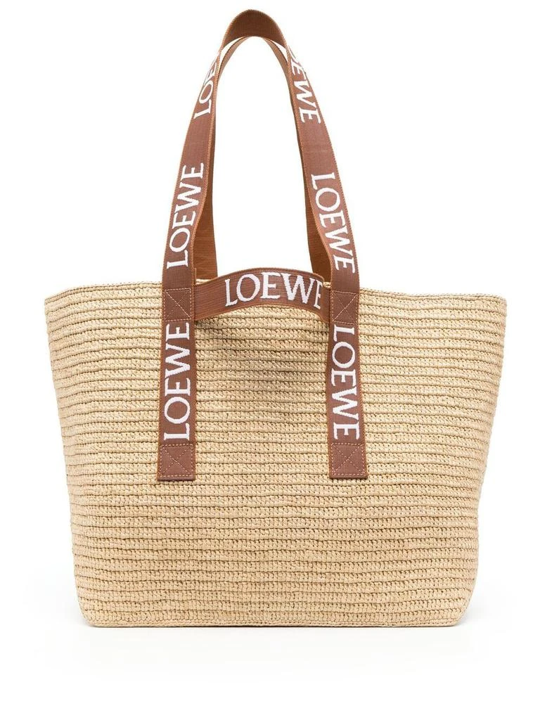 商品Loewe|LOEWE - Fold Shopper Raffia Tote Bag,价格¥9433,第1张图片