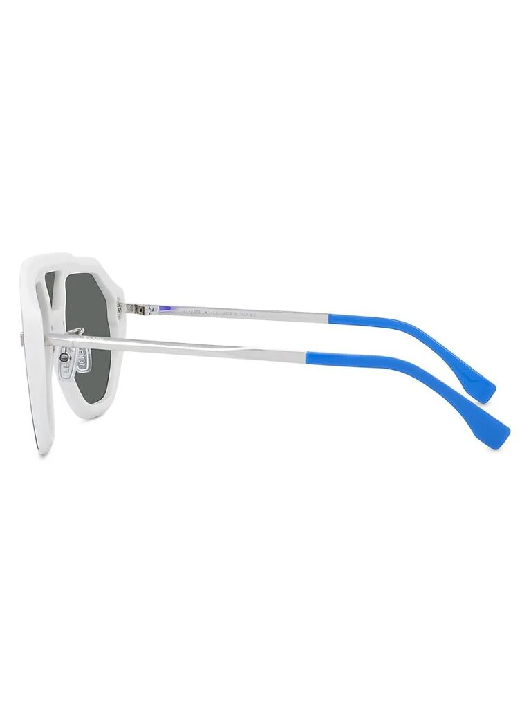 商品Fendi|Logo Pilot Mask Sunglasses,价格¥3915,第4张图片详细描述