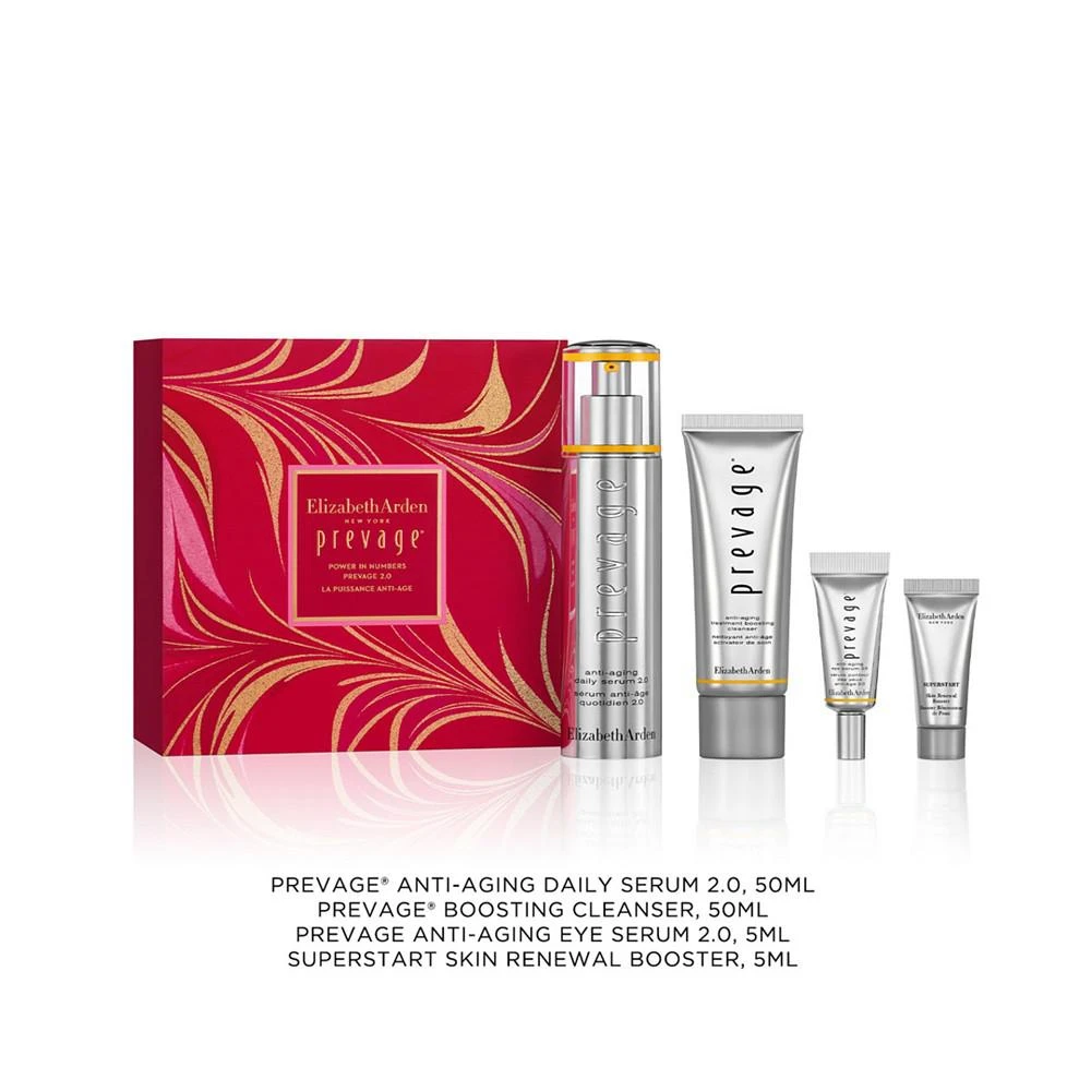 商品Elizabeth Arden|4-Pc. Power In Numbers Prevage 2.0 Skincare Set,价格¥1251,第2张图片详细描述