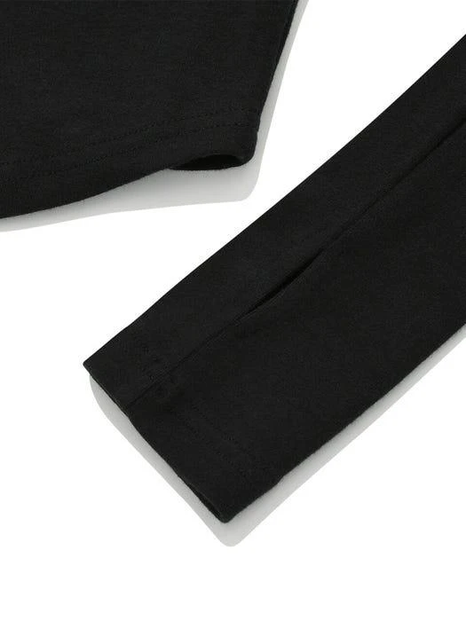 商品CURETTY|C Lace V Neck Top - Black,价格¥471,第4张图片详细描述