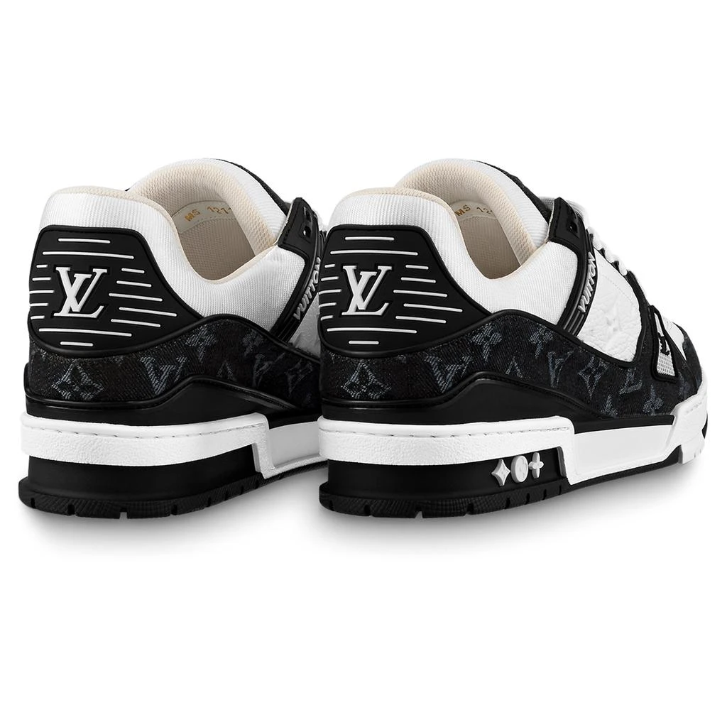 商品Louis Vuitton|Louis Vuitton LV Monogram Black Denim Sneaker,价格¥11244-¥11762,第4张图片详细描述