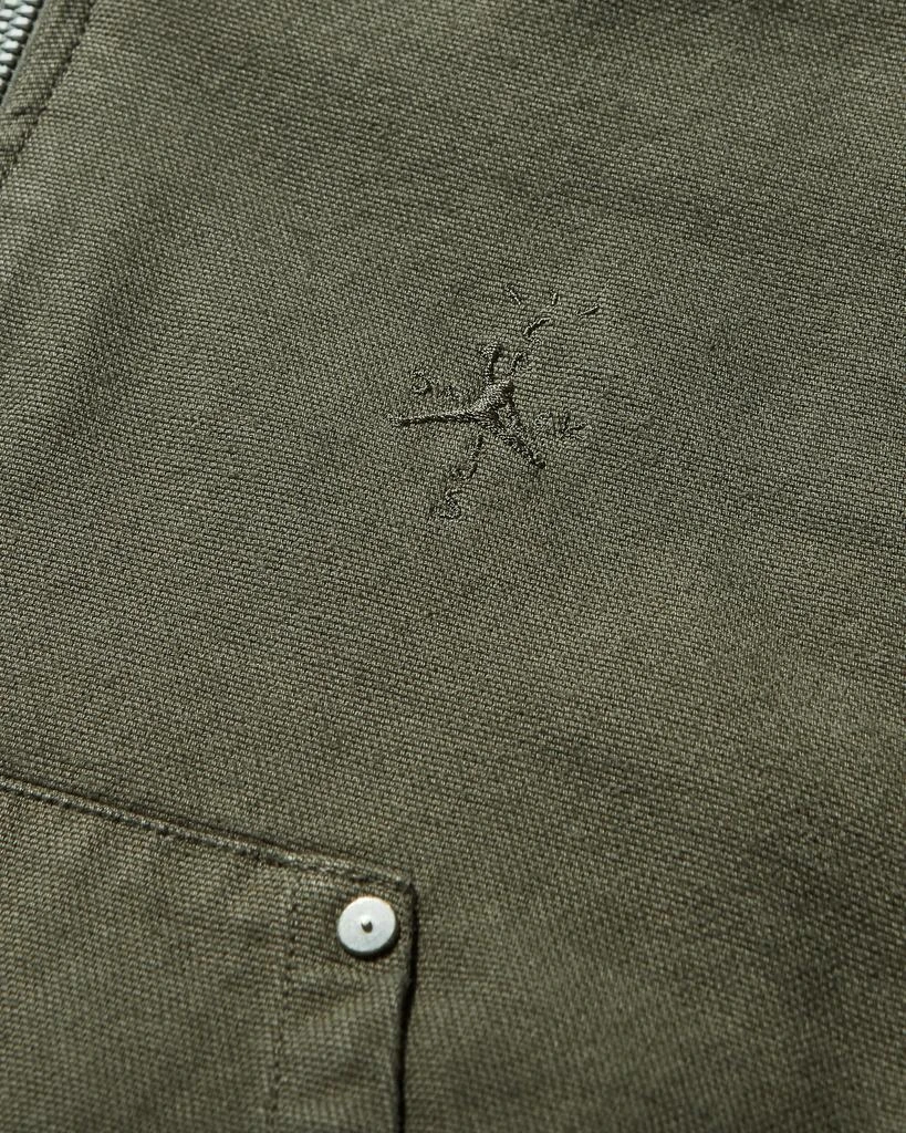 商品Jordan|Women's Travis Scott Hooded Canvas Jacket Khaki,价格¥1313,第3张图片详细描述