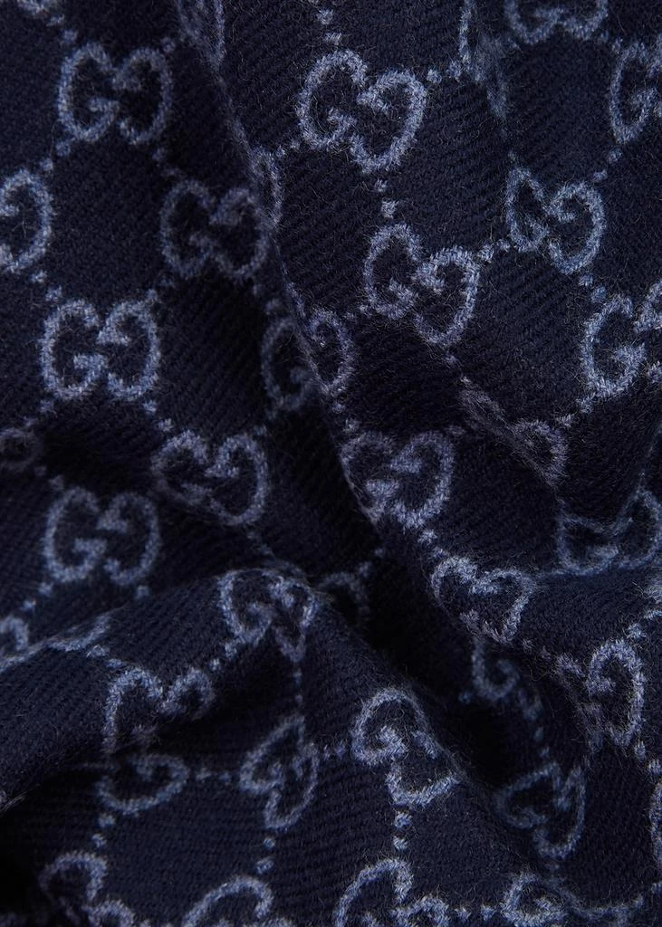 商品Gucci|Sogi GG-jacquard wool scarf,价格¥3123,第3张图片详细描述