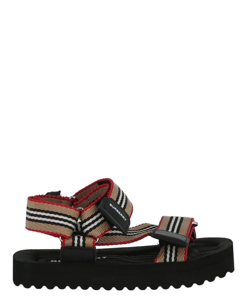 商品Burberry|Kids Icon Stripe Sandals,价格¥737,第1张图片