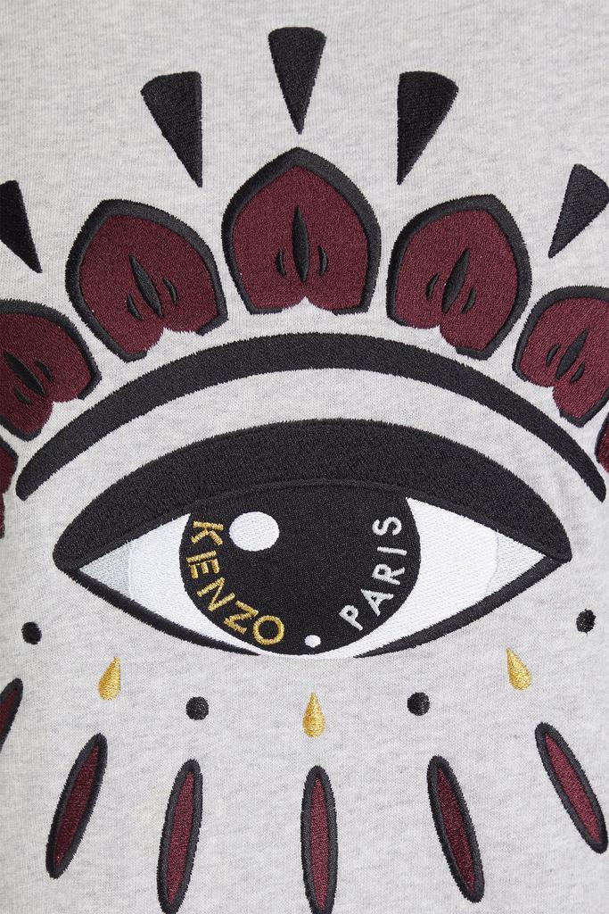 商品Kenzo|Embroidered mélange French cotton-terry sweatshirt,价格¥1052,第4张图片详细描述