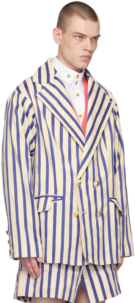 商品Vivienne Westwood|Off-White Summer Wittgenstein Blazer,价格¥4187,第2张图片详细描述