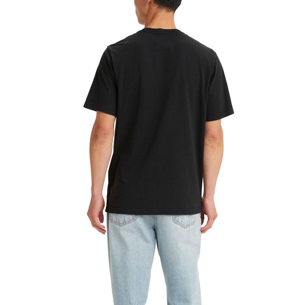 商品Levi's|Men's Relaxed Fit Box Tab Logo Crewneck T-shirt,价格¥148,第4张图片详细描述
