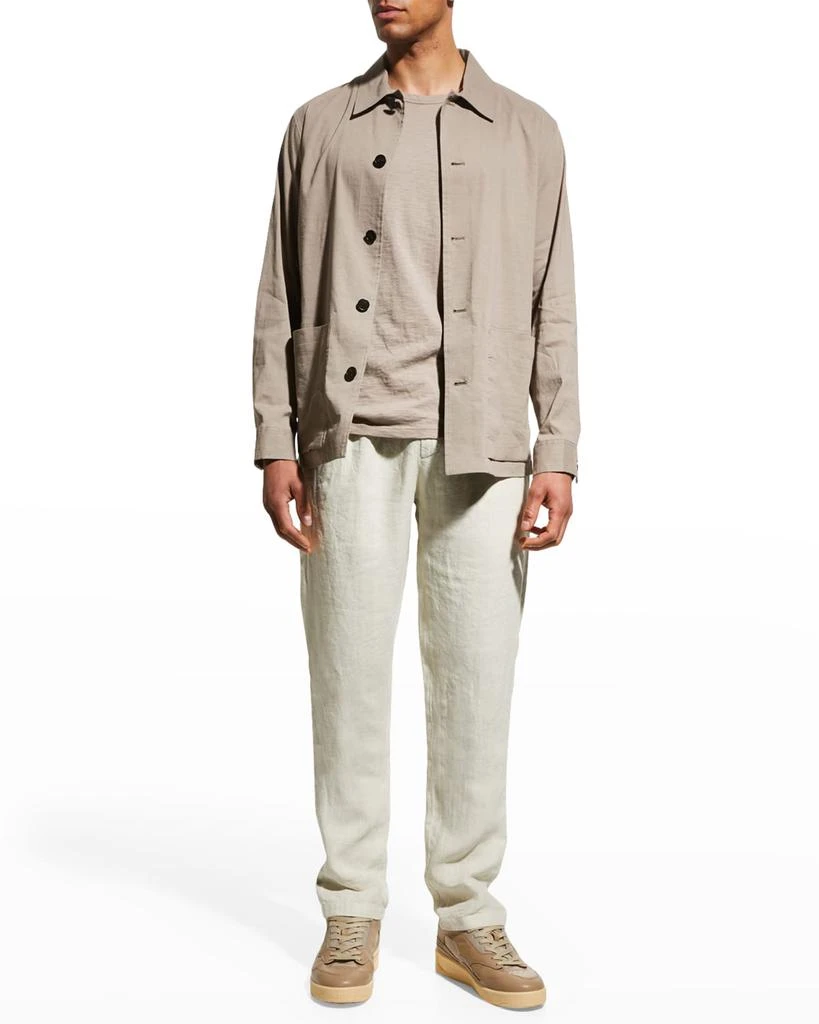 商品Theory|Men's Selk Linen-Blend Chore Jacket,价格¥754,第3张图片详细描述