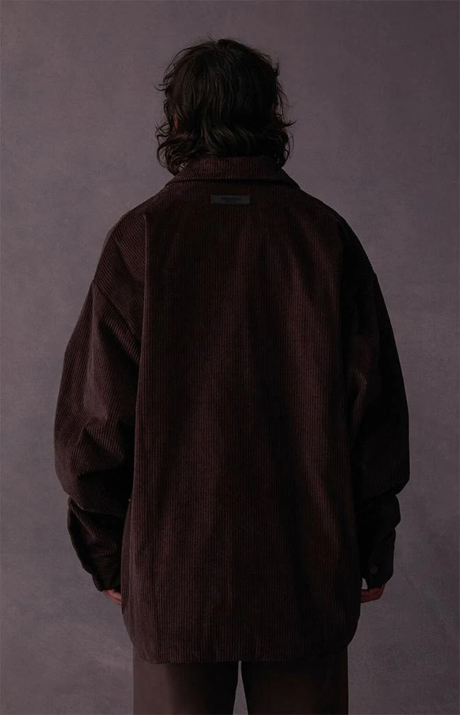 商品Essentials|Plum Corduroy Shirt Jacket,价格¥661,第5张图片详细描述