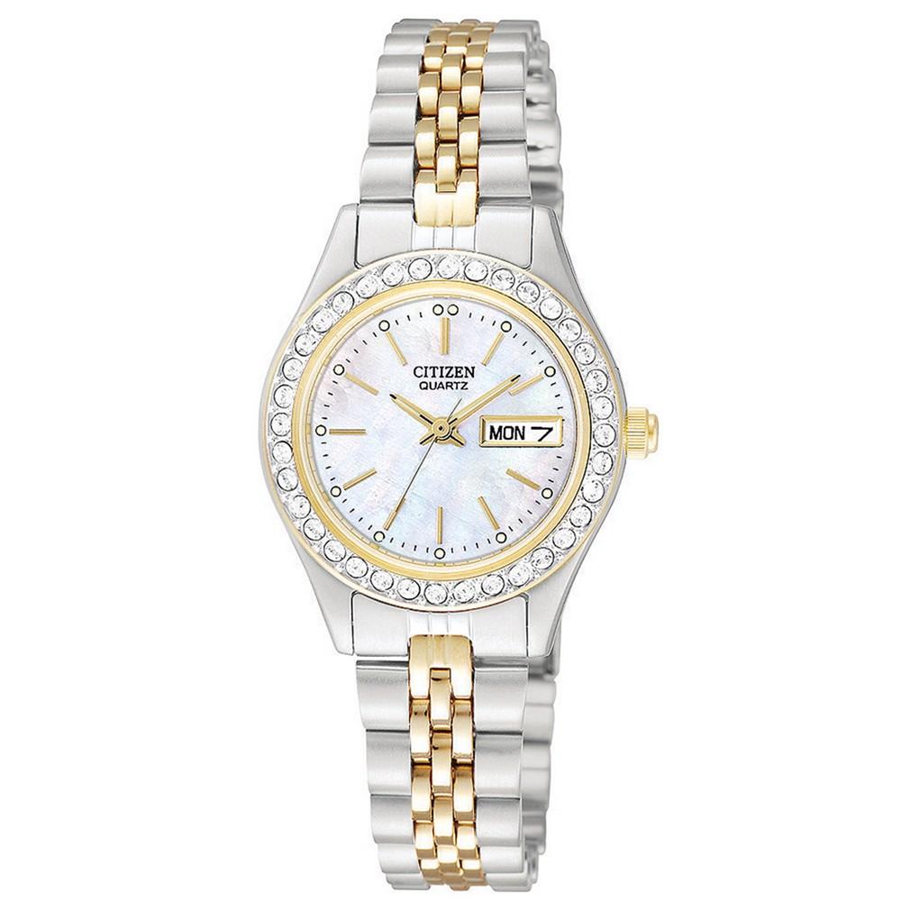 Women's Two Tone Stainless Steel Bracelet Watch 26mm EQ0534-50D商品第1张图片规格展示