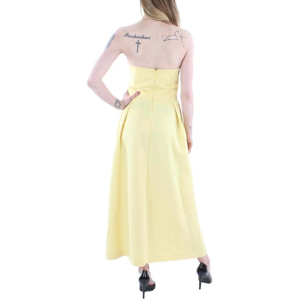 商品Ralph Lauren|Faille Womens Pleated Long Cocktail and Party Dress,价格¥902,第2张图片详细描述