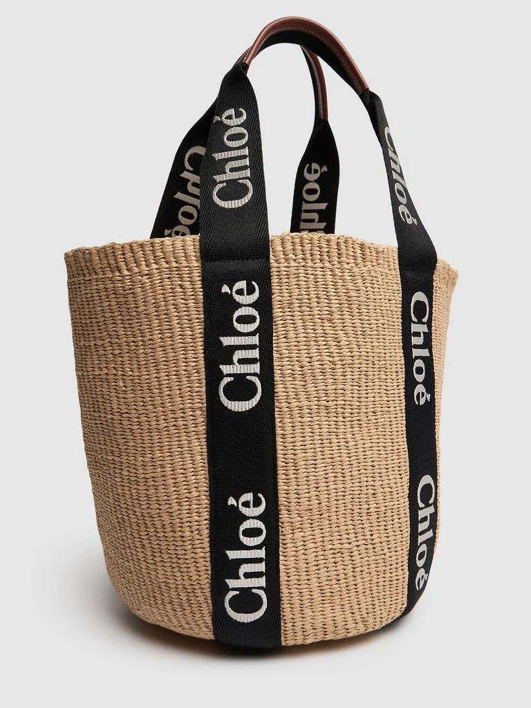 商品Chloé|Large Woody Paper Tote Bag,价格¥5075,第2张图片详细描述