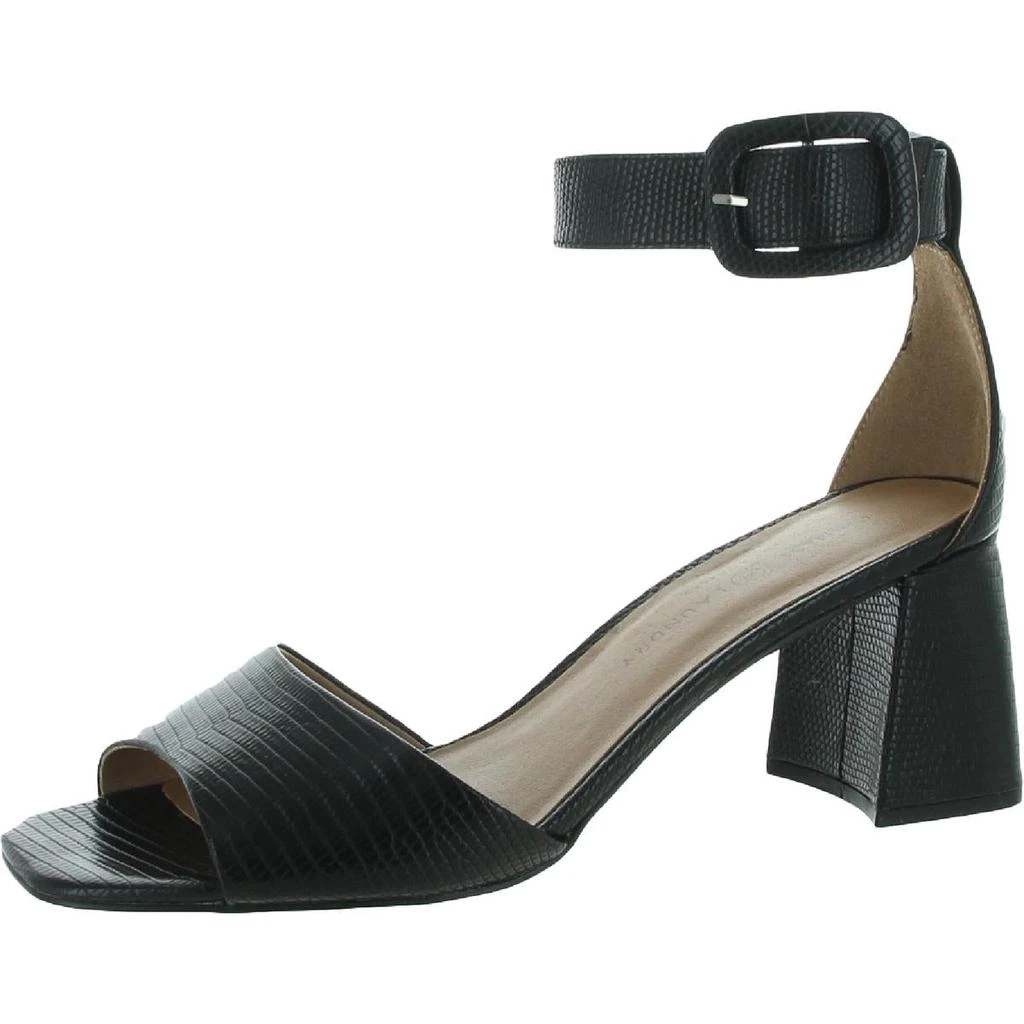 商品Chinese Laundry|Chinese Laundry Womens Yova Open Toe Ankle Strap Heel Sandals,价格¥115,第1张图片