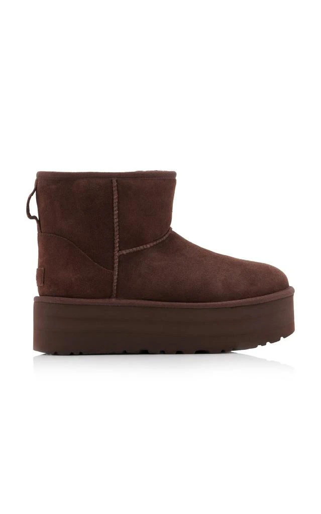 商品UGG|UGG - Classic Mini Platform Sheepskin Ankle Boots - Brown - US 9 - Moda Operandi,价格¥860,第1张图片