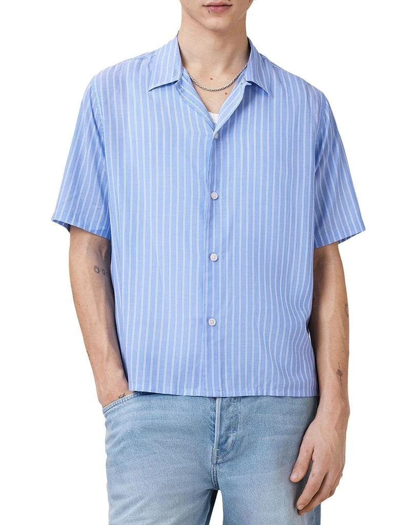商品ALL SAINTS|Arran Boxy Fit Short Sleeve Shirt,价格¥1253,第1张图片