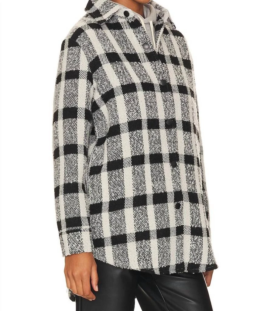 商品Steve Madden|Eldridge Shirt Jacket In Black,价格¥576,第3张图片详细描述
