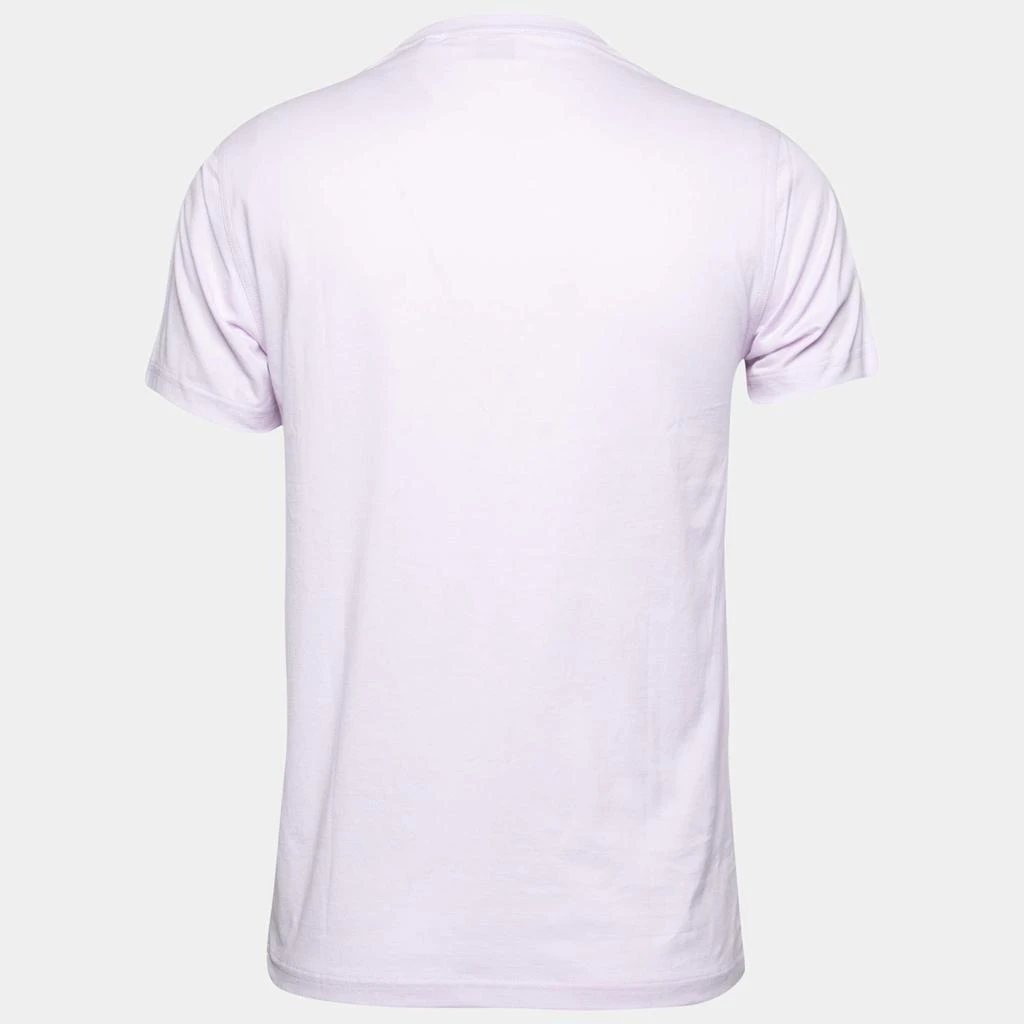 商品[二手商品] Burberry|Burberry Lilac Cotton Logo Embroidered Short Sleeve T-Shirt S,价格¥1541,第2张图片详细描述