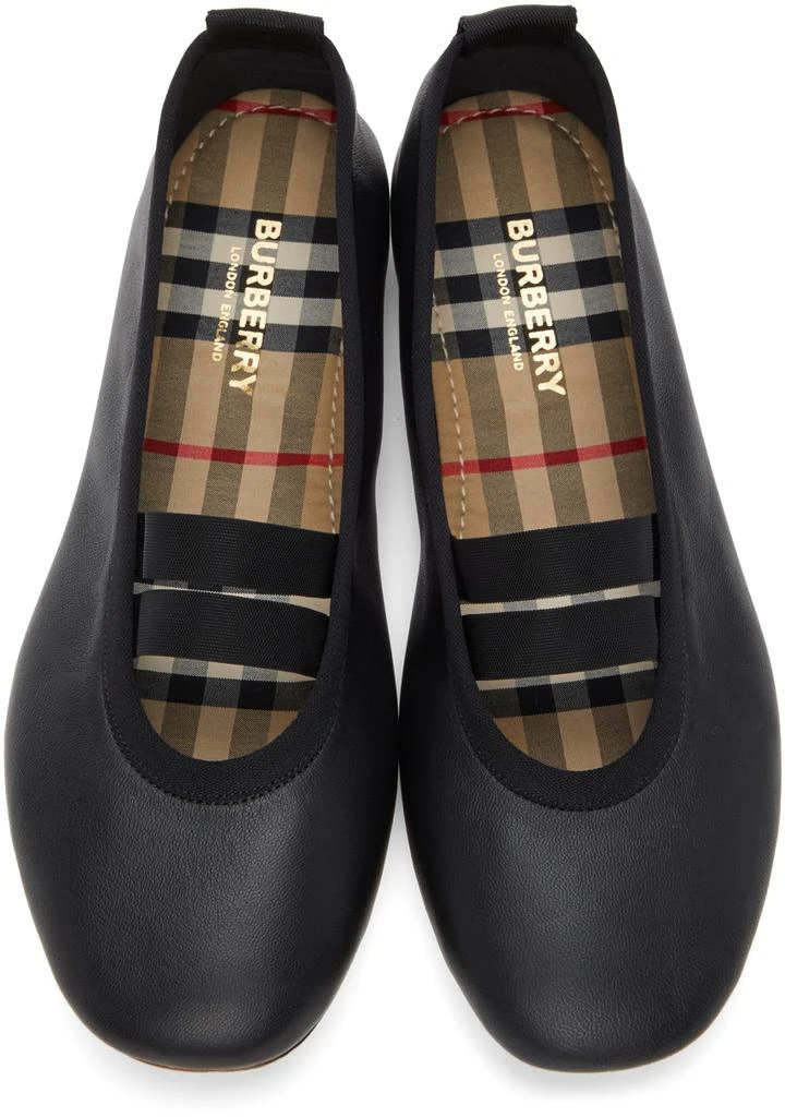 商品Burberry|Black Grace Ballerina Flats,价格¥4279,第5张图片详细描述