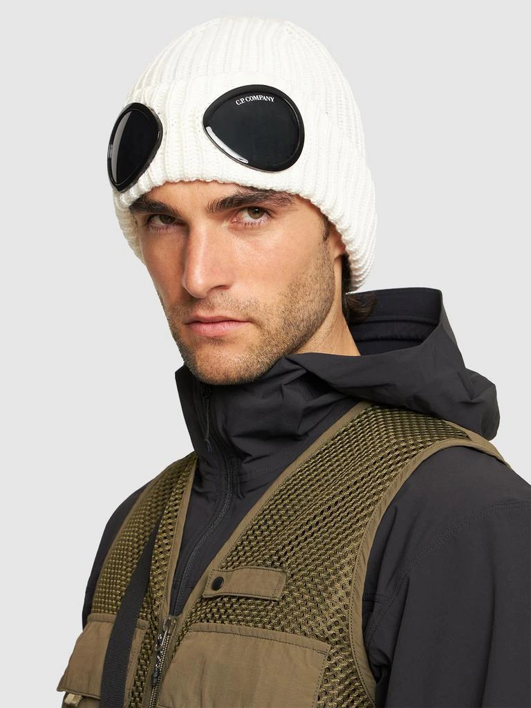 商品C.P. Company|Knit Wool Beanie W/goggles,价格¥601,第1张图片详细描述
