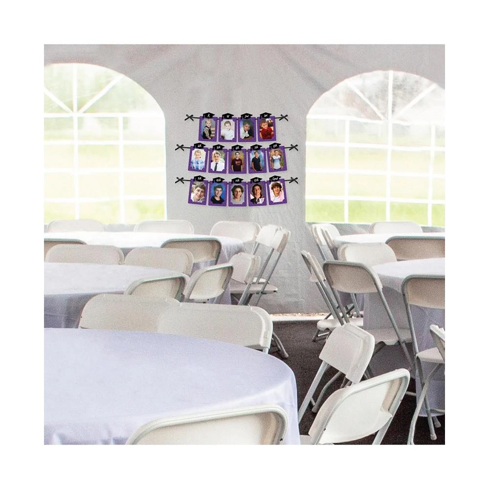 商品Big Dot of Happiness|Purple Grad - Best is Yet to Come - DIY Party Decor Picture Display Photo Banner,价格¥119,第3张图片详细描述