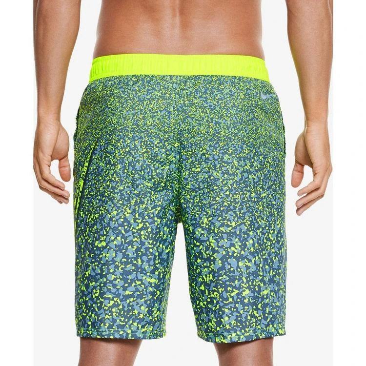 商品NIKE|Men's Splash Print Water Shedding Swim Trunks, 9",价格¥130,第3张图片详细描述