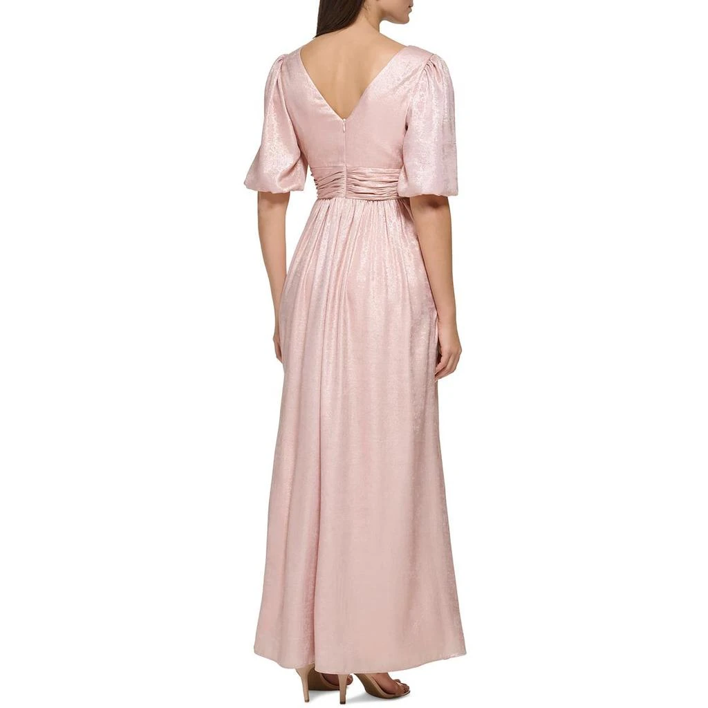 商品DKNY|Womens Metallic Puff Sleeve Evening Dress,价格¥999,第2张图片详细描述