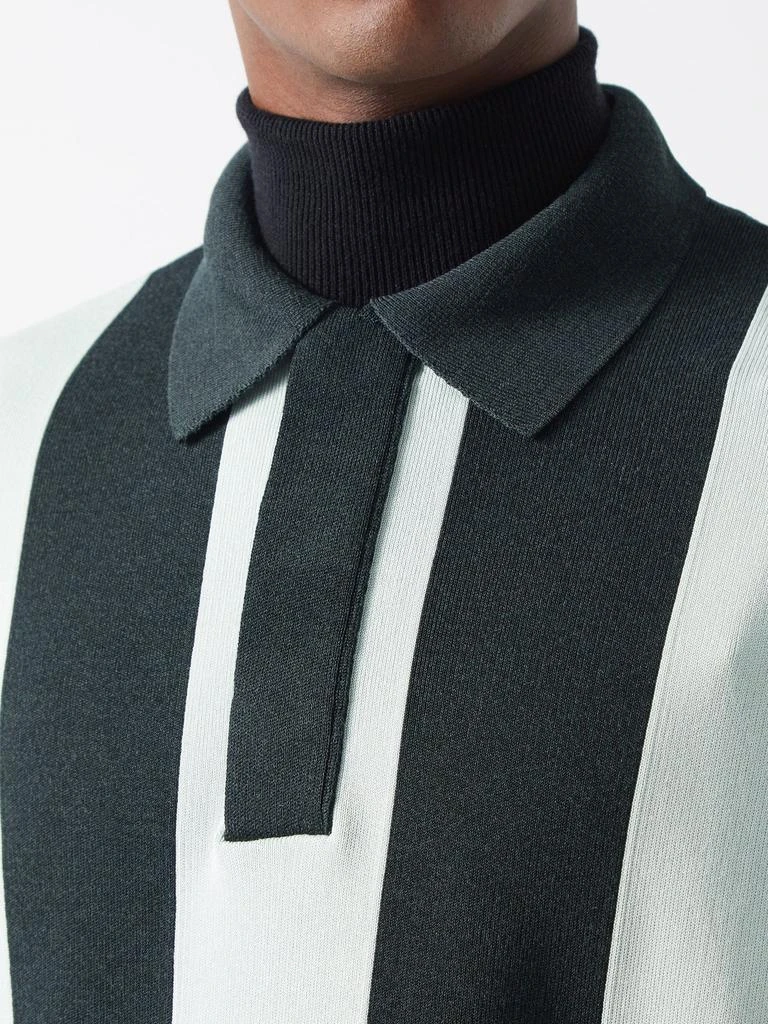 商品AMI|Striped cotton-blend sweater vest,价格¥2397,第3张图片详细描述