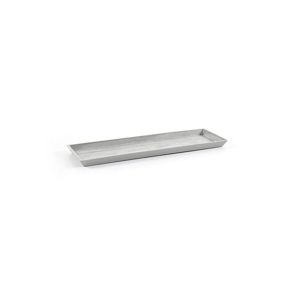 商品ECOPOTS|Rectangular Plastic Flower Pot Saucer, White Grey, 17.7",价格¥124,第1张图片