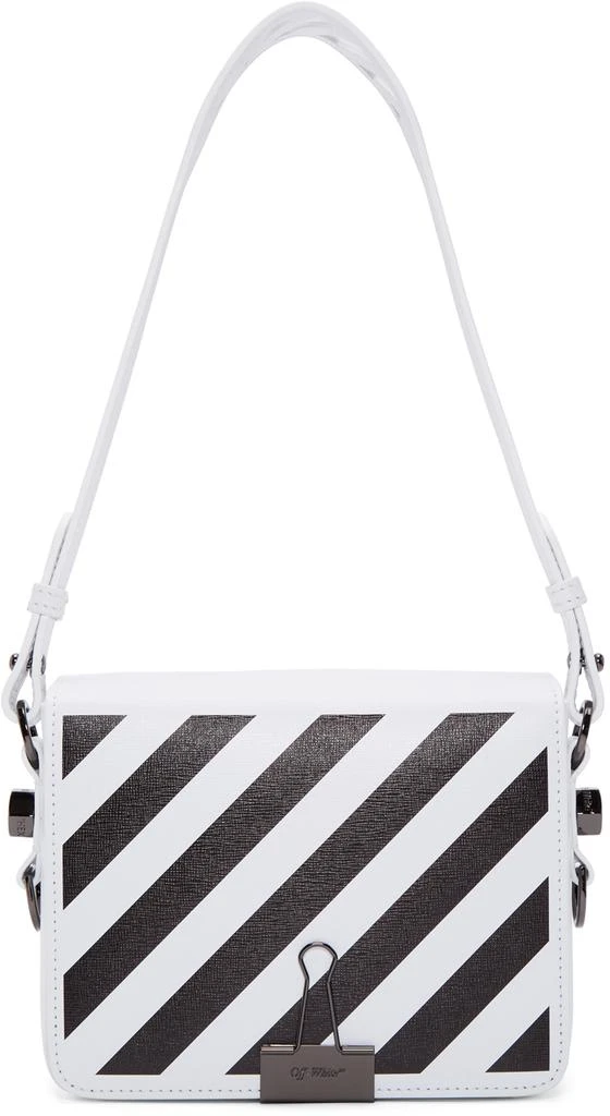 商品Off-White|White Diagonal Flap Bag,价格¥9729,第1张图片