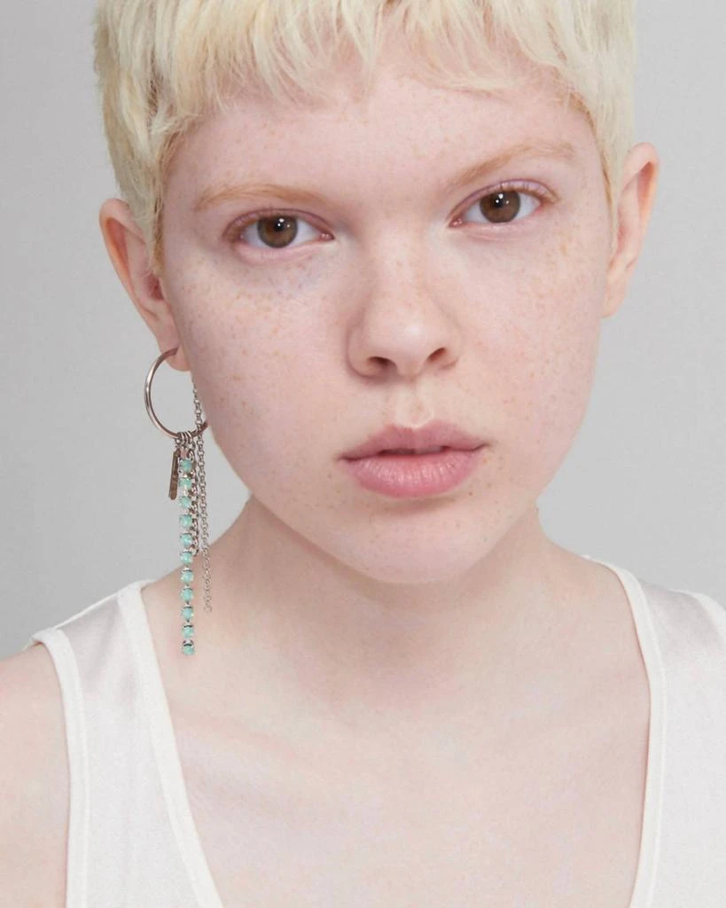 商品Justine Clenquet|Liv Earring in Silver,价格¥435,第2张图片详细描述
