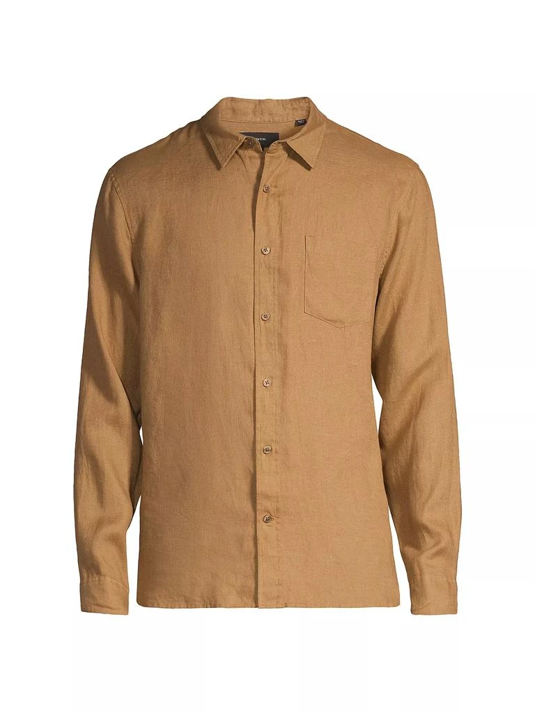 商品Vince|Linen Long-Sleeve Button-Up Shirt,价格¥844,第1张图片