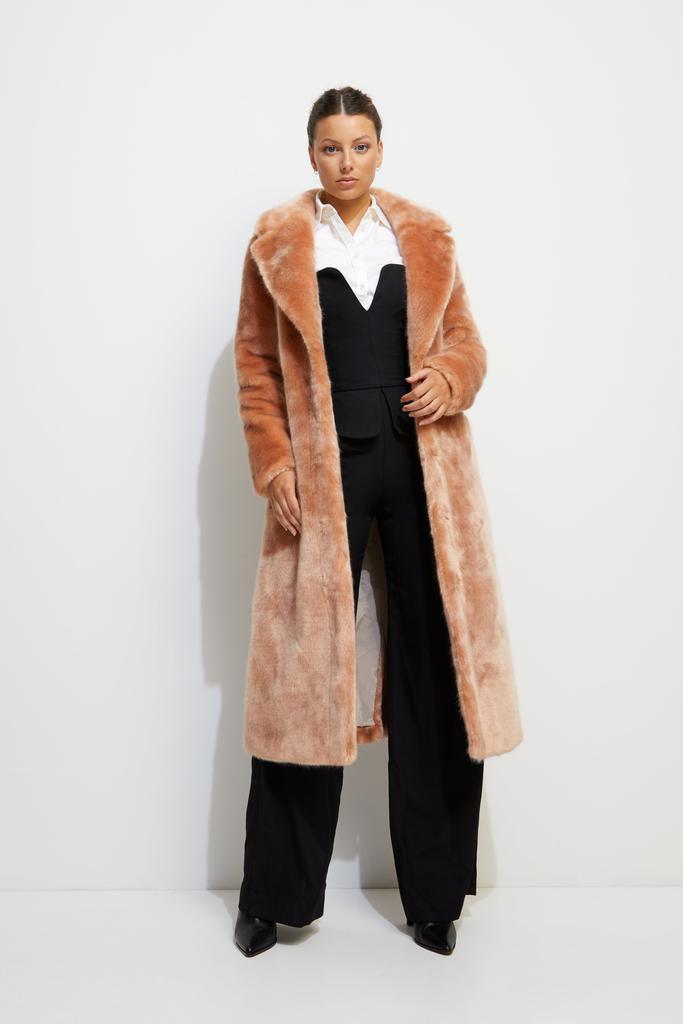 商品Unreal Fur|Long Mac Coat,价格¥1409,第4张图片详细描述