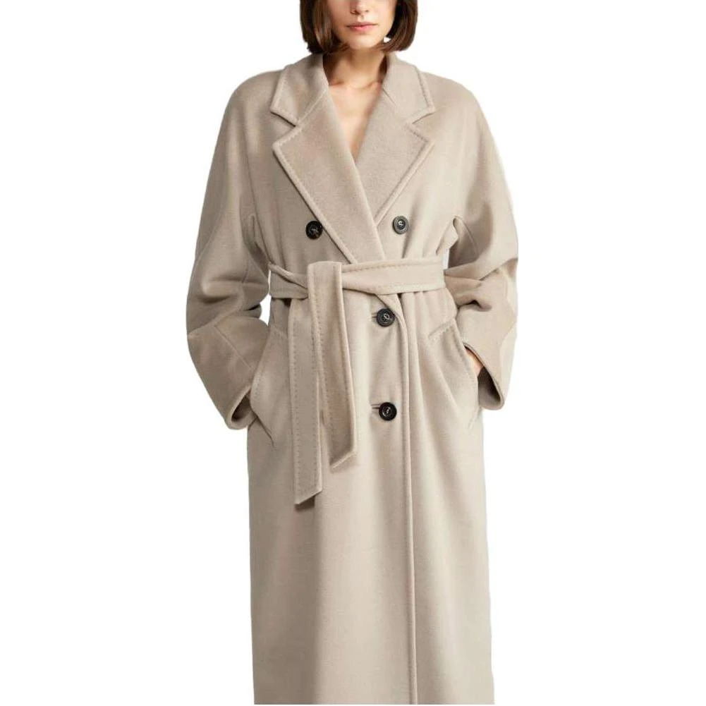 商品[国内直发] Max Mara|[预售3天]Madame系列 101801 经典款双面毛呢宽松排扣大衣 女款 浅米色,价格¥15245,第3张图片详细描述