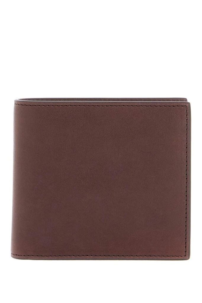 商品Thom Browne|compact dark brown calfskin wallet with slots,价格¥2195,第1张图片