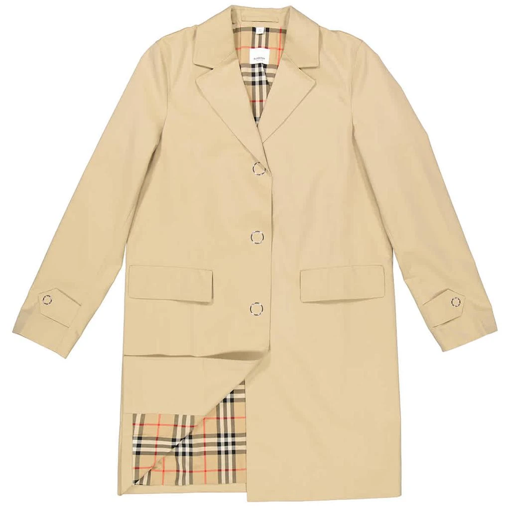 商品Burberry|Burberry经典格纹女士风衣外套,价格¥9147,第1张图片