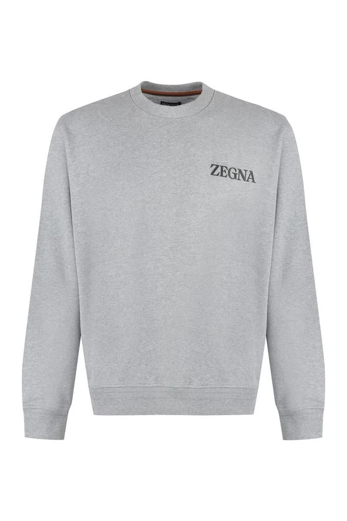 商品Zegna|ZEGNA COTTON CREW-NECK SWEATSHIRT,价格¥3504,第1张图片