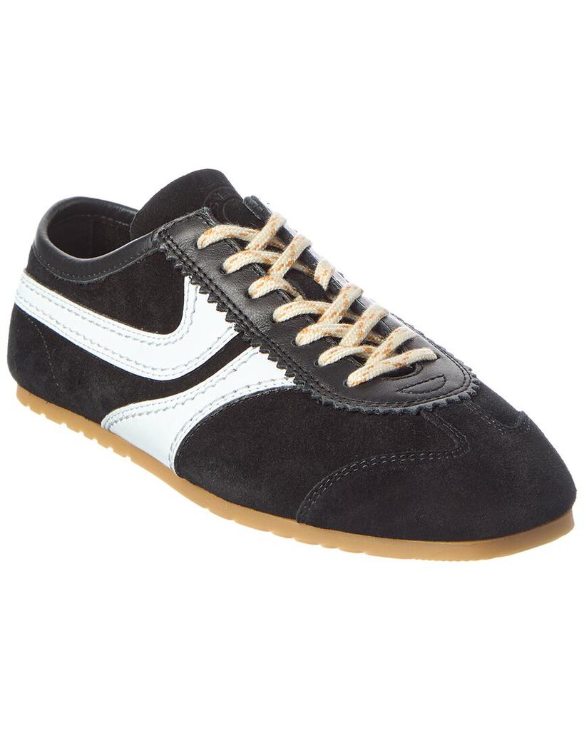 Sneaker mit Wildleder- und Ledereinsätzen image 2