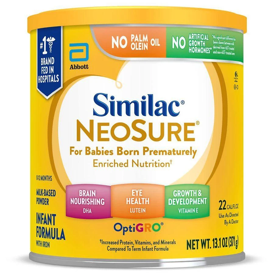 商品Similac|Similac Expert Care NeoSure 早产儿配方奶粉 371g,价格¥262,第1张图片