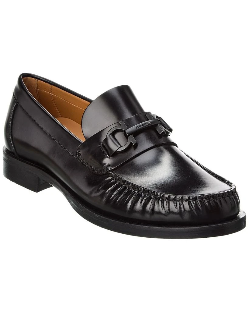 商品Salvatore Ferragamo|Ferragamo Leather Loafer,价格¥3774,第1张图片