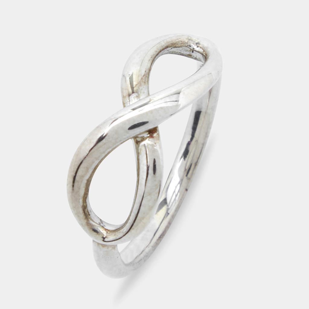 Tiffany & Co. Sterling Silver Infinity Ring Size EU 53商品第3张图片规格展示