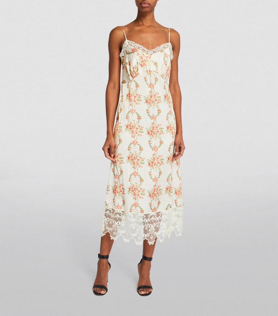 商品Simone Rocha|Floral Midi Dress,价格¥5463,第5张图片详细描述
