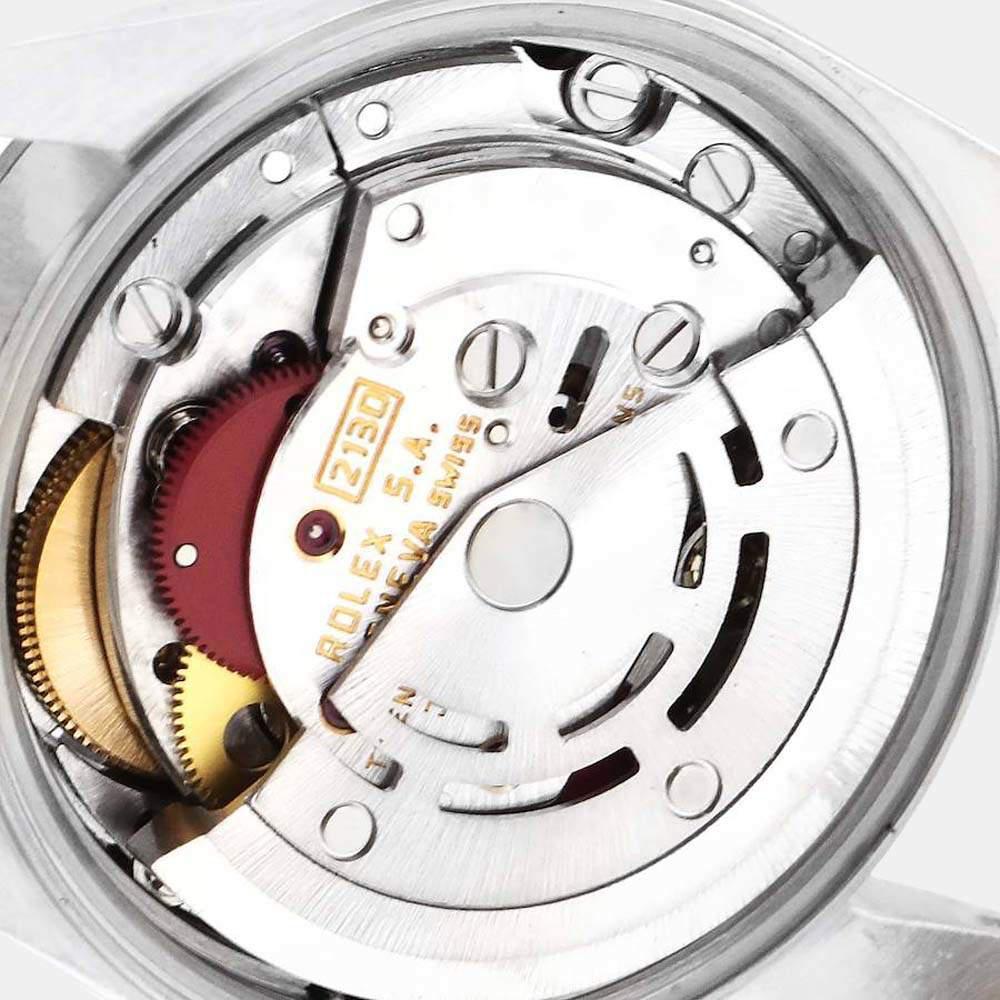 商品[二手商品] Rolex|Rolex Silver 18k White Gold And Stainless Steel Oyster Perpetual 67194 Women's Wristwatch 24 mm,价格¥32080,第6张图片详细描述