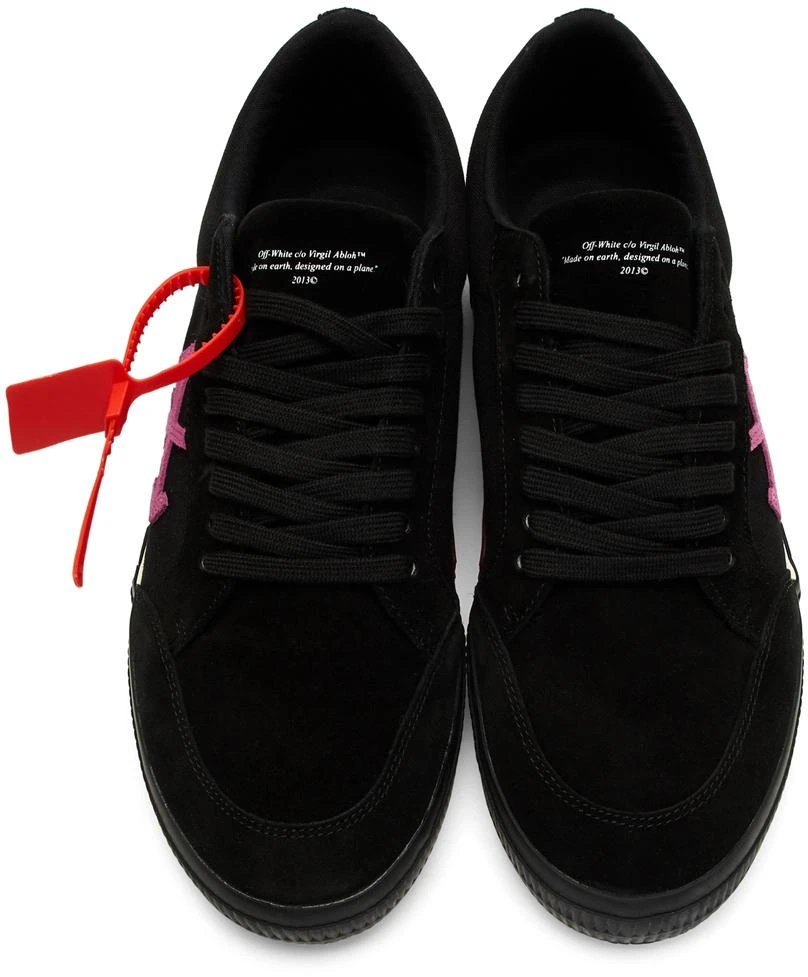 商品Off-White|Black & Pink Low Vulcanized 运动鞋,价格¥2474,第5张图片详细描述