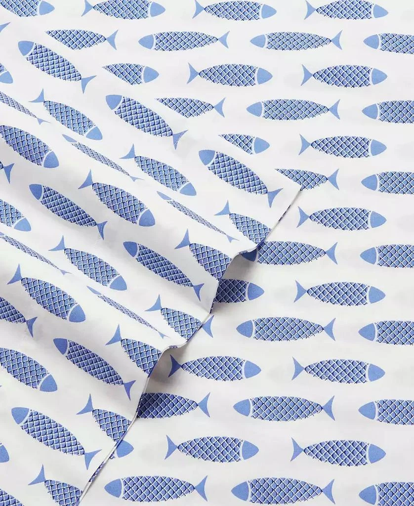 商品Nautica|CLOSEOUT! Cotton Percale 3-Piece Sheet Set,价格¥442,第3张图片详细描述
