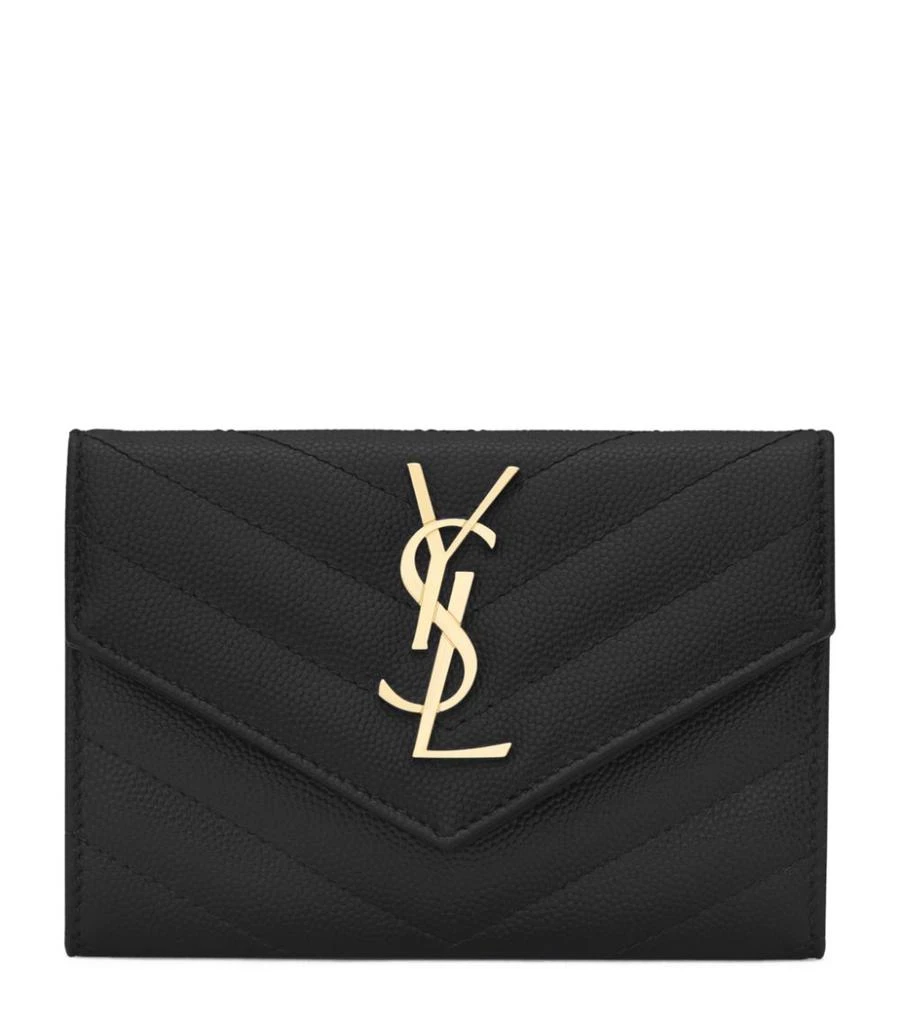 商品Yves Saint Laurent|Leather Quilted Wallet,价格¥3307,第1张图片