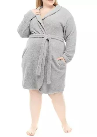 商品Love, Fire|Fire Plus Size Boucle Robe,价格¥114,第1张图片