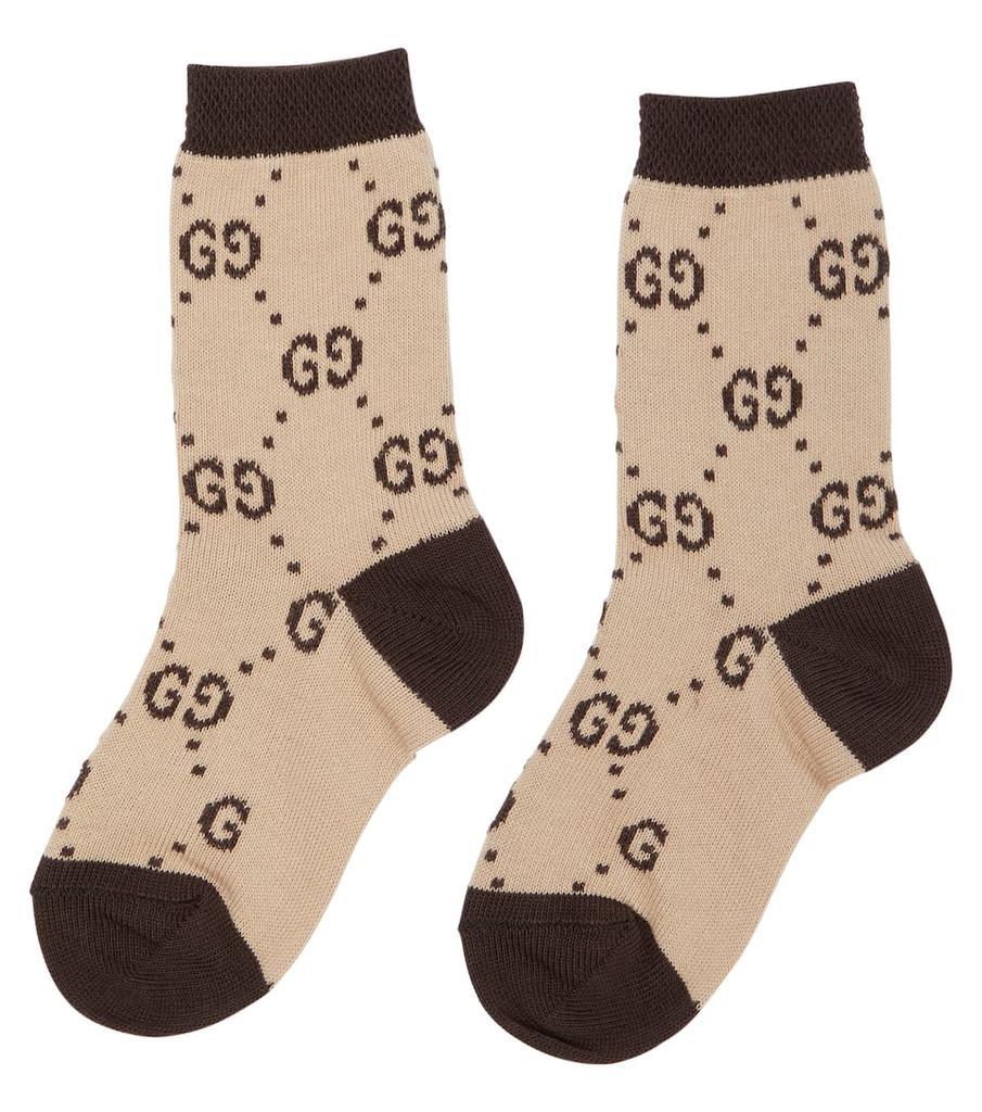 商品Gucci|Baby GG棉质混纺袜子,价格¥674,第5张图片详细描述