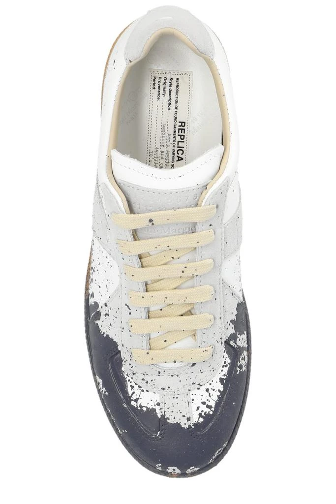 商品MAISON MARGIELA|Maison Margiela Paint Replica Lace-Up Sneakers,价格¥3424,第4张图片详细描述