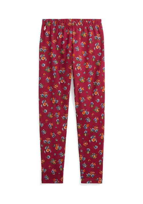 商品Ralph Lauren|Lauren Childrenswear Girls 7 16 Floral Stretch Jersey Leggings,价格¥300,第1张图片